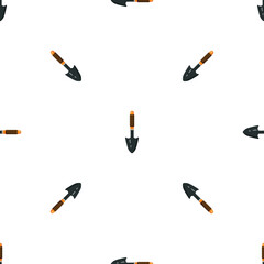 Handle shovel pattern seamless background texture repeat wallpaper geometric vector