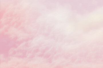 dreamy beautiful pink cloud background With Generative AI