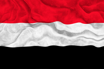 National flag of Yemen. Background  with flag  of Yemen