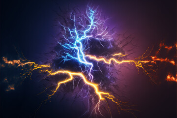 Abstract Electric Lightning  wallpaper  background