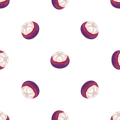Clean mangosteen pattern seamless background texture repeat wallpaper geometric vector