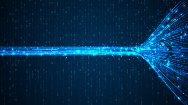 Technology background. Big data visualization concept