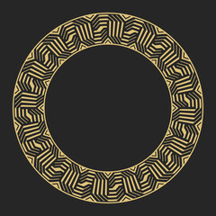 Decorative circular ornament.