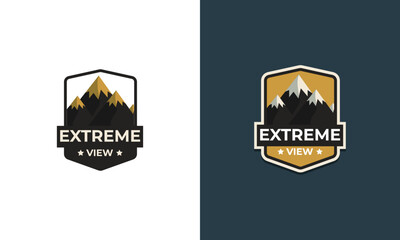 Recreational Or Adventure And Camper Trailer Logo Template, Travel And Leisure Vector Design.