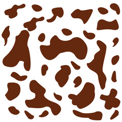 Cow print pattern. Cow print background. Cow print seamless pattern vector
