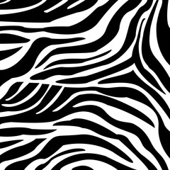Zebra print pattern. Zebra skin texture illustration