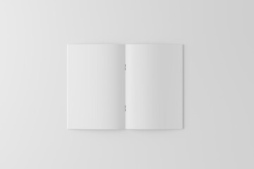 bi fold brochure or magazine mockup