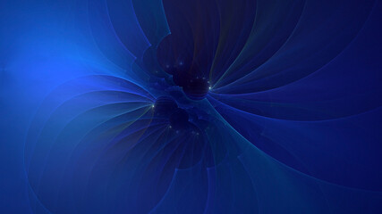 3D rendering abstract colorful fractal light background