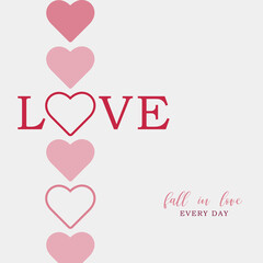 valentine day, valentine greeting, valentine card, love hearts