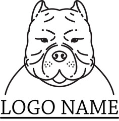 DOG  Lineart Logo