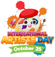 International Artists Day Banner Design