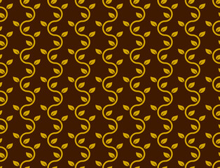 High quality of leaf pattern. This vector template can be used for decoration and ornate.