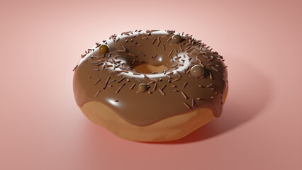 chocolate covered donut