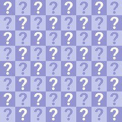 Question mark pattern background template. This design suitable for decor, quiz and texture