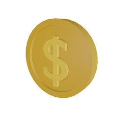 coin 3d icon