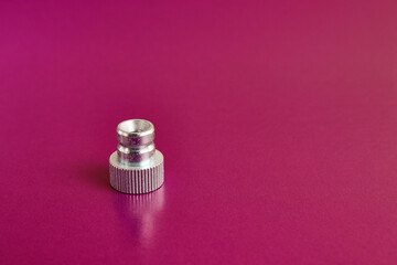Grooved pressure nut for manual screwing. The concept of threaded connection elements.