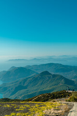 Vertical aerial view of the stunning landscapes of Oludeniz, Turkey