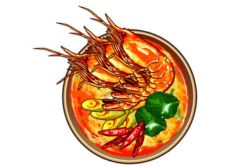 Tomyam Kung thaifood spicy delicious