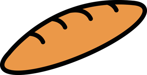 Baguette Vector Icon
