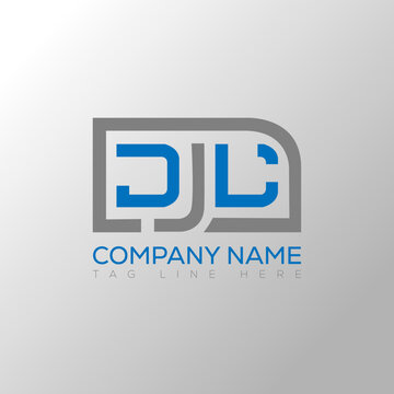 JJL Logo letter monogram with diamond shape design template.
