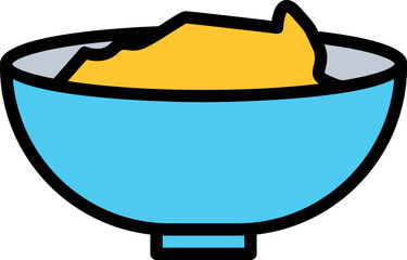 Bowl Vector Icon
