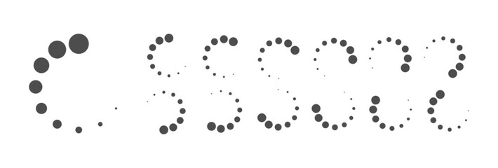 Circular Loading Buffering Icons Vector Video Ready for Animation Gif All Keyframes Frames Bufring Circle Waiting for Connection Buffer Preloader Download Symbol Easy Replace Color