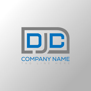 OJC Logo letter monogram with diamond shape design template.
