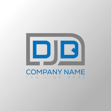 OJQ Logo letter monogram with diamond shape design template.

