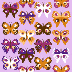 pattern butterfly graphic design print. Digital graphics, suitable for printing, presentations, textiles 
