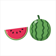 Watermelon vector illustration