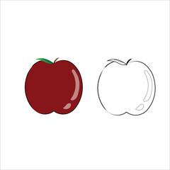 orange drawing and sketch vector illustration coloring eps10
