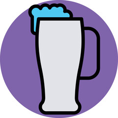 Pint Vector Icon
