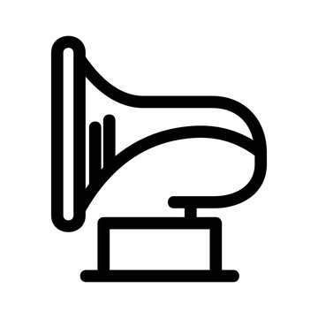 victrola icon or logo isolated sign symbol vector illustration - high quality black style vector icons