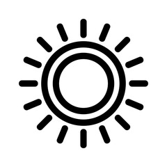 brightness icon or logo isolated sign symbol vector illustration - high quality black style vector icons