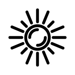 brightness icon or logo isolated sign symbol vector illustration - high quality black style vector icons