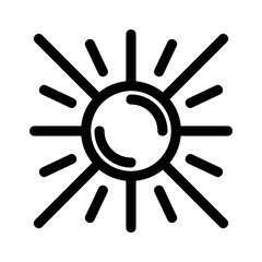 brightness icon or logo isolated sign symbol vector illustration - high quality black style vector icons