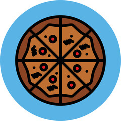 Pizza Vector Icon
