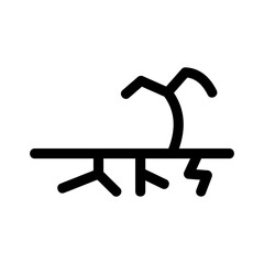 drought icon or logo isolated sign symbol vector illustration - high quality black style vector icons