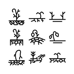 drought icon or logo isolated sign symbol vector illustration - high quality black style vector icons