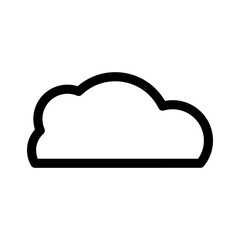 cloud icon or logo isolated sign symbol vector illustration - high quality black style vector icons