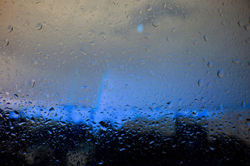 rain drops on window