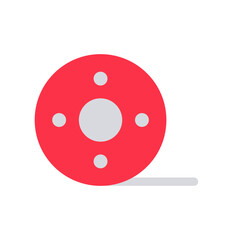 Camera Recorder Icon Flat Style