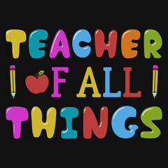 Teacher tshirt design