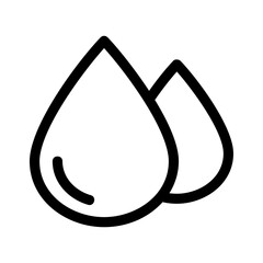 rain drop icon or logo isolated sign symbol vector illustration - high quality black style vector icons