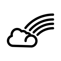 rainbow icon or logo isolated sign symbol vector illustration - high quality black style vector icons