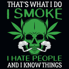 Weed tshirt design
