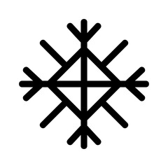 snow icon or logo isolated sign symbol vector illustration - high quality black style vector icons