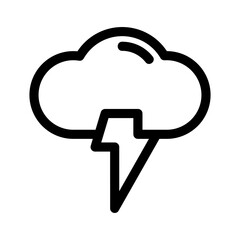 storm icon or logo isolated sign symbol vector illustration - high quality black style vector icons