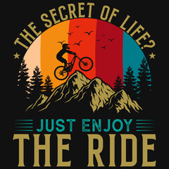 Mountain biking tshirt design