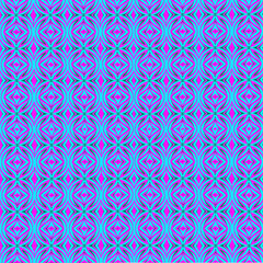 seamless pattern with blue flowers